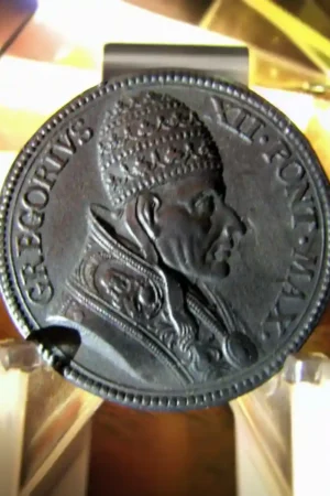 Rare 1770s Wedgwood Black Basalt Medallion – Pope Gregory XII – Antique Museum Piece