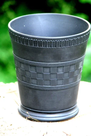 Rare Wedgwood Black Basalt Presentation Cup – Capt. H. G. Tessington, 59th Division, 1929