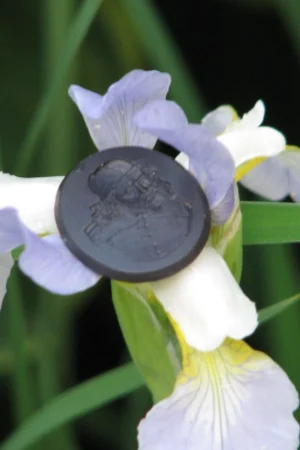 Wedgwood Rare Black Basalt Intaglio Seal #381 – Inigo Jones Ring, Museum-Quality